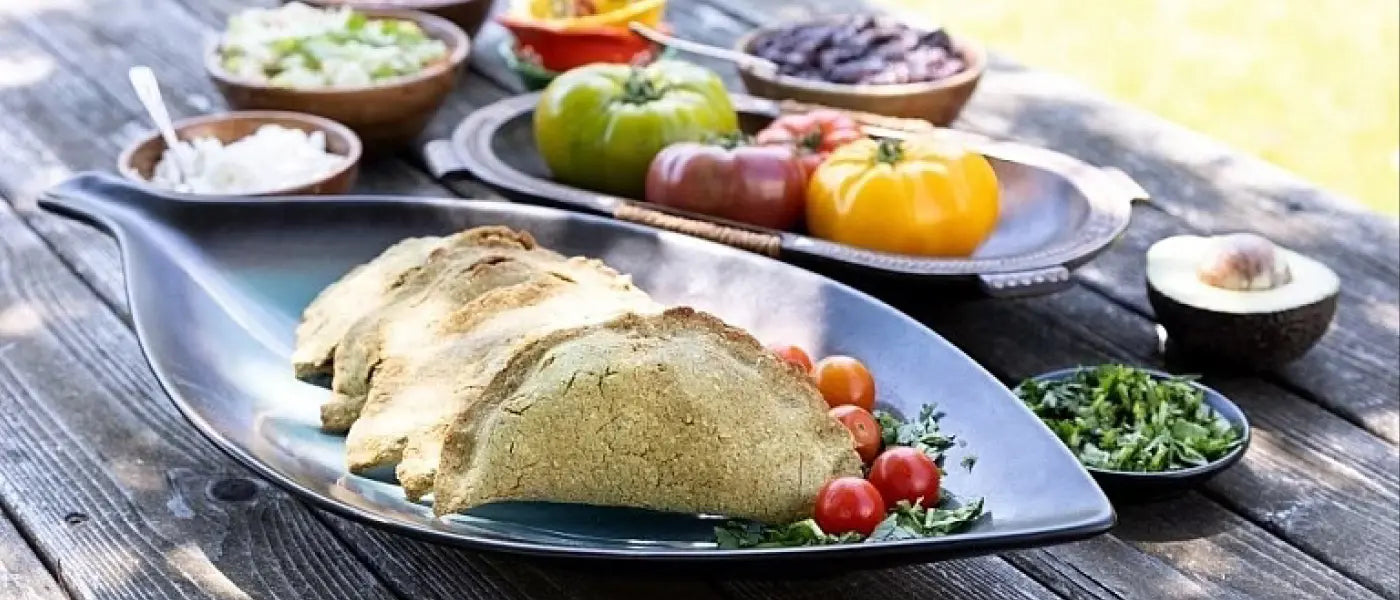 Michelle's air-fried corn & HTB empanadas