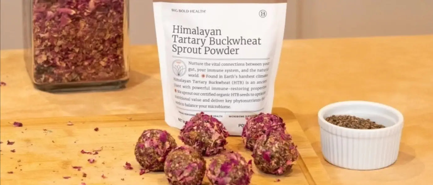 Rachelle's Raw Vegan Tea + Rose Energy Bites