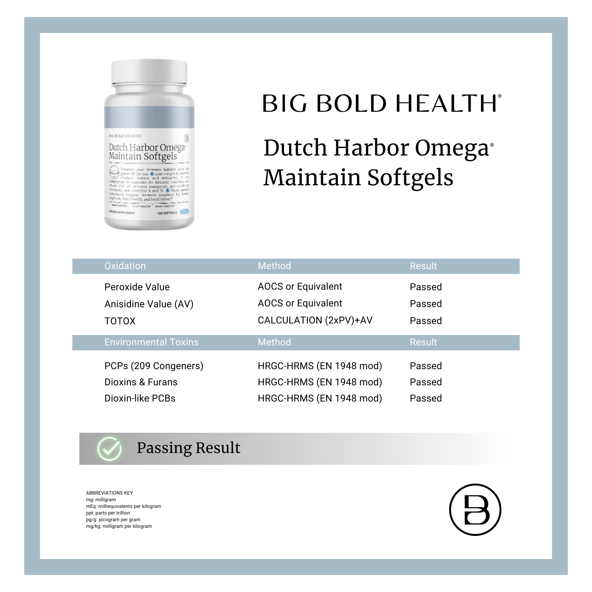 Dutch Harbor Omega® Maintain Softgels