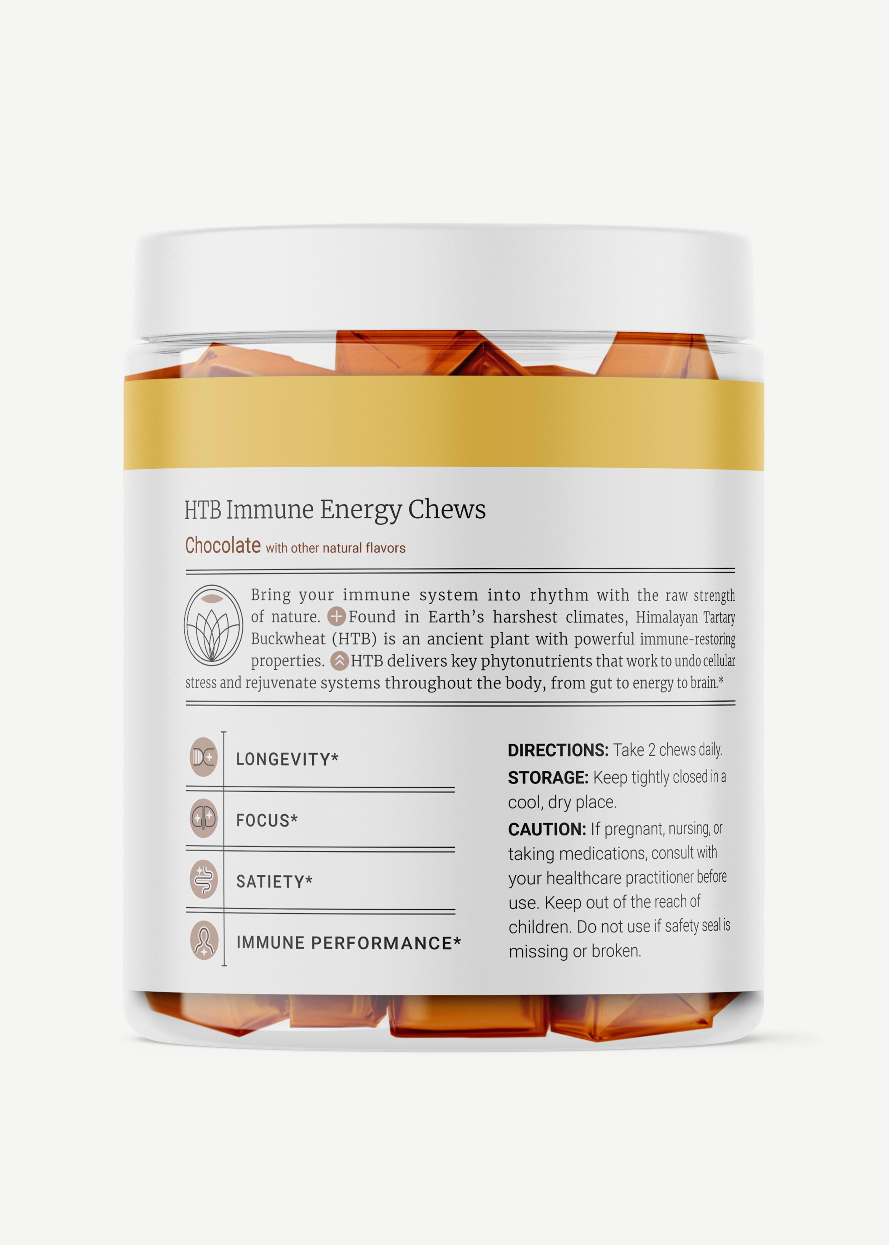 HTB Rejuvenate supplement bottle with capsules and wooden backdrop.