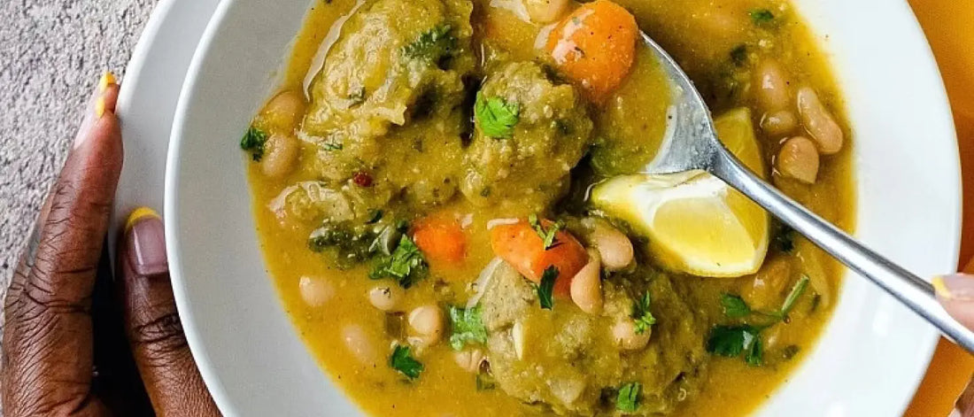 Chef Lee's lemony white bean soup