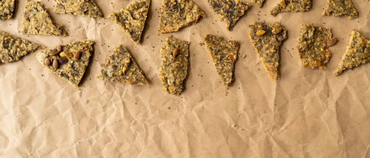 Jeff’s seed crackers with Himalayan Tartary Buckwheat