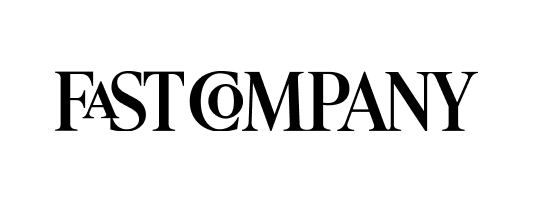 a black logo