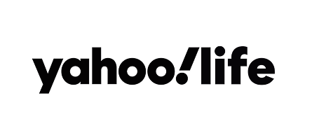 a black logo